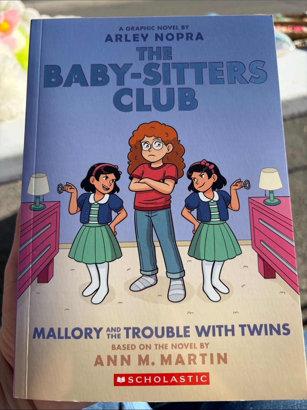 🔥 2/$25 - Book #17 - The Baby-Sitters Club - Mallory and the Trouble with Twins